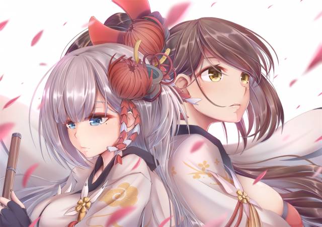 shoukaku (azur lane)+zuikaku (azur lane)