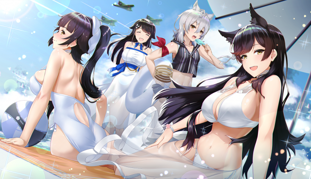 atago (azur lane)+choukai (azur lane)+maya (azur lane)+takao (azur lane)