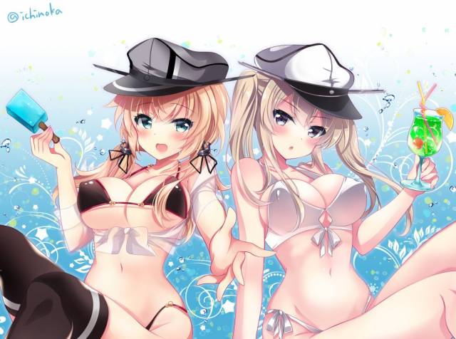 graf zeppelin (kantai collection)+prinz eugen (kantai collection)