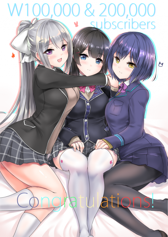 higuchi kaede+shizuka rin+tsukino mito