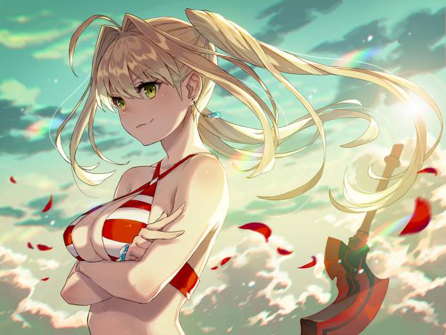 nero claudius (fate)+nero claudius (fate) (all)+nero claudius (swimsuit caster) (fate)