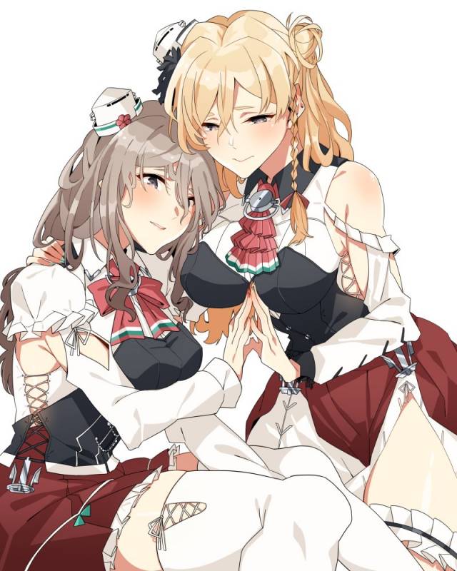 pola (kantai collection)+zara (kantai collection)