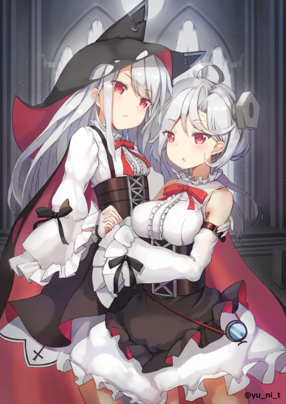 erebus (azur lane)+terror (azur lane)