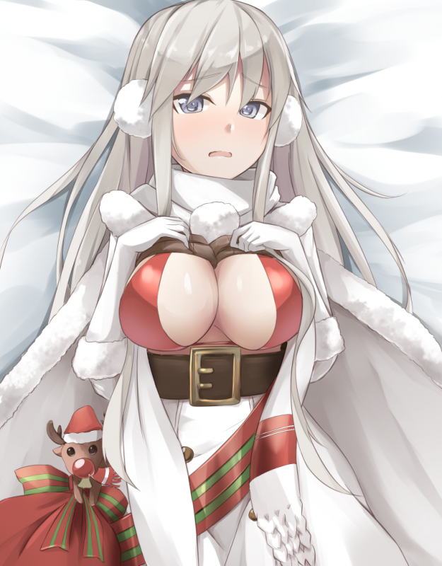 enterprise (azur lane)+rudolph the red nosed reindeer