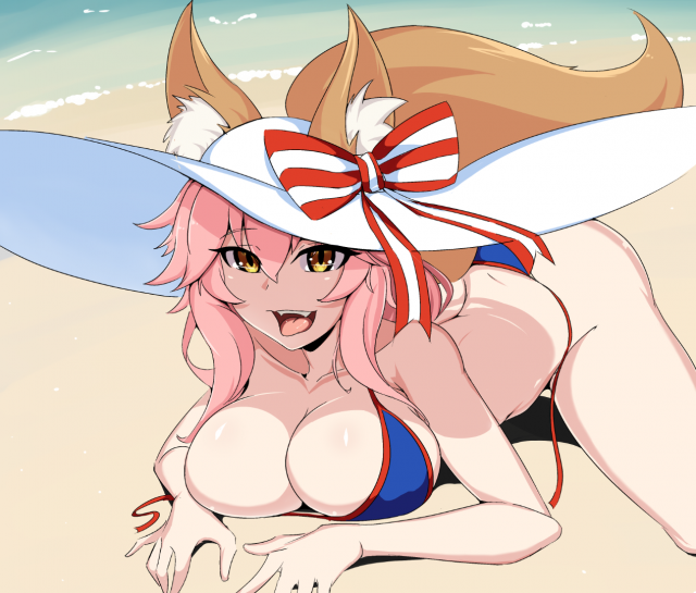 tamamo (fate) (all)+tamamo no mae (fate)+tamamo no mae (swimsuit lancer) (fate)