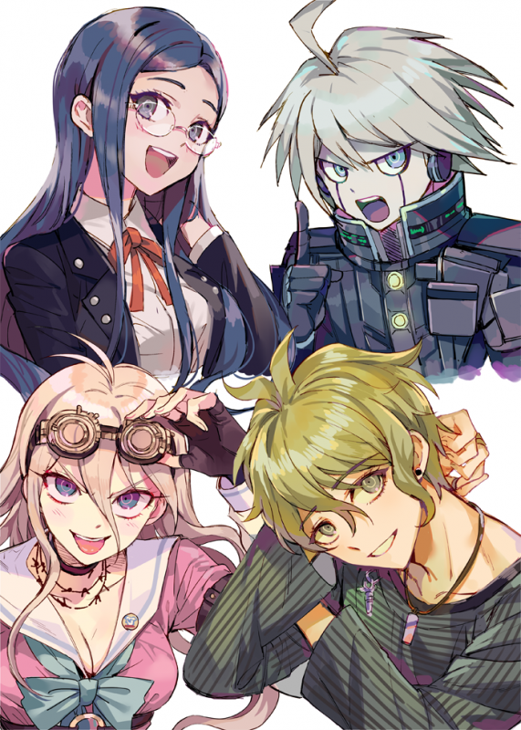 amami rantarou+iruma miu+keebo+shirogane tsumugi