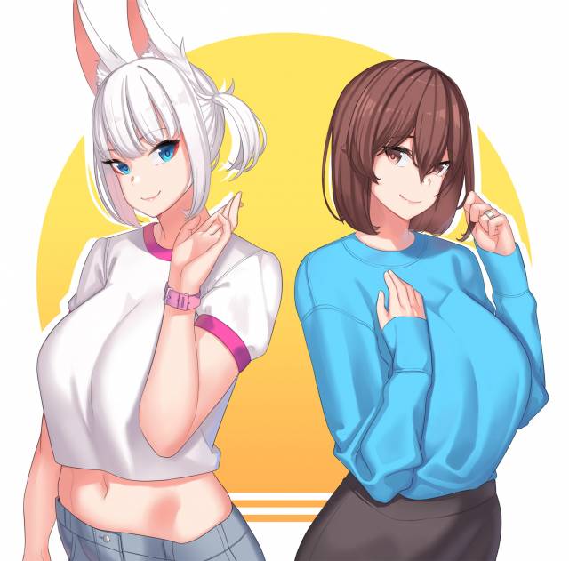 kaga (azur lane)+kaga (kantai collection)