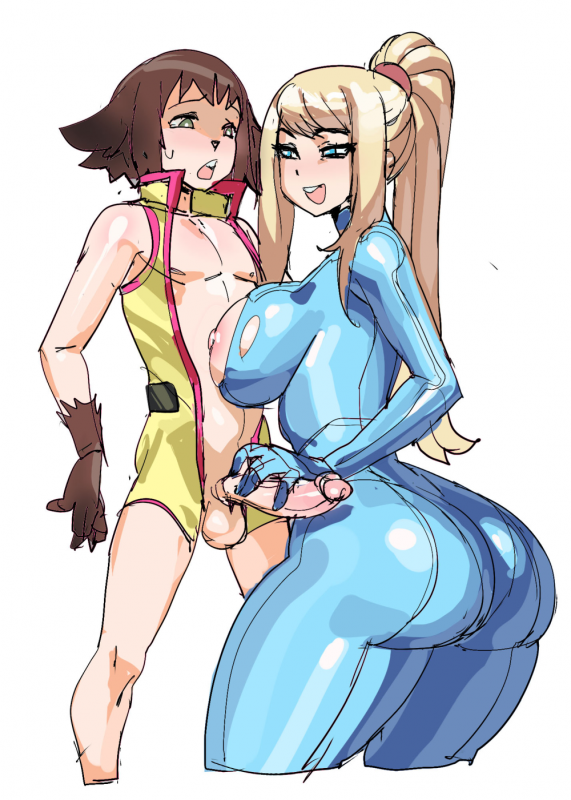 nicole (metroid)+samus aran