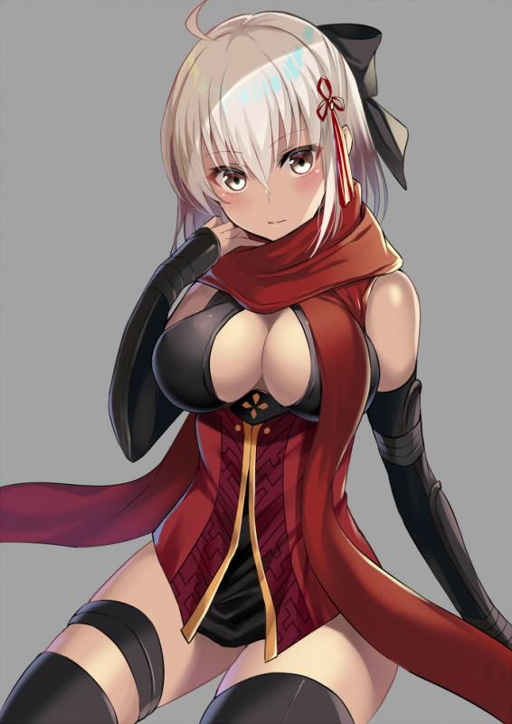 majin saber+okita souji alter (fate)