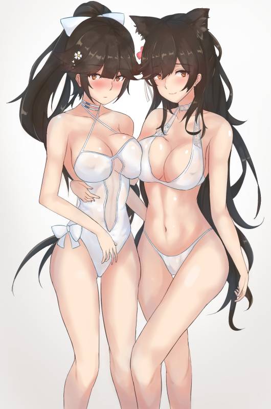 atago (azur lane)+takao (azur lane)