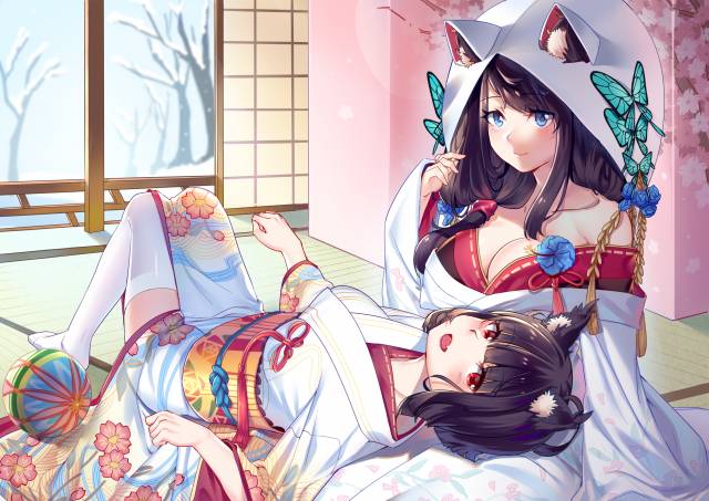 fusou (azur lane)+yamashiro (azur lane)