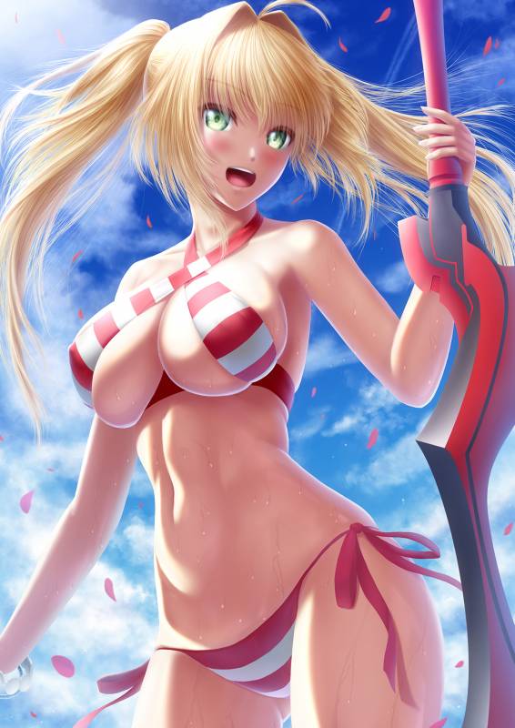 nero claudius (fate)+nero claudius (fate) (all)+nero claudius (swimsuit caster) (fate)