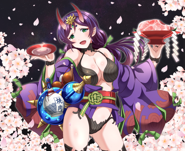 shuten douji (fate grand order)+toujou nozomi