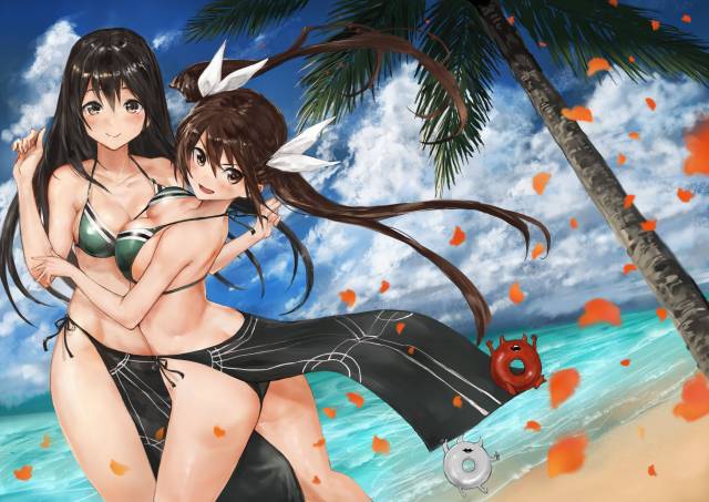 chikuma (kantai collection)+tone (kantai collection)