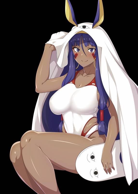 medjed+nitocris (fate grand order)+nitocris (swimsuit assassin) (fate)