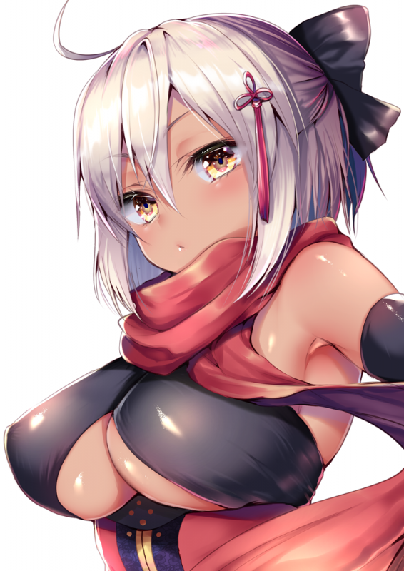 majin saber+okita souji alter (fate)