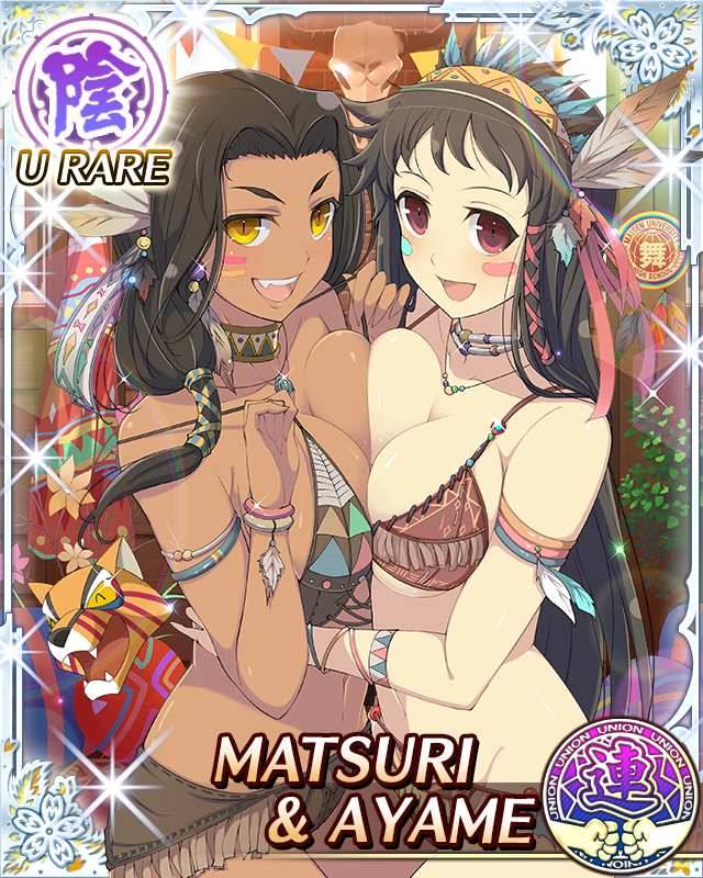 ayame (senran kagura)+matsuri (senran kagura)