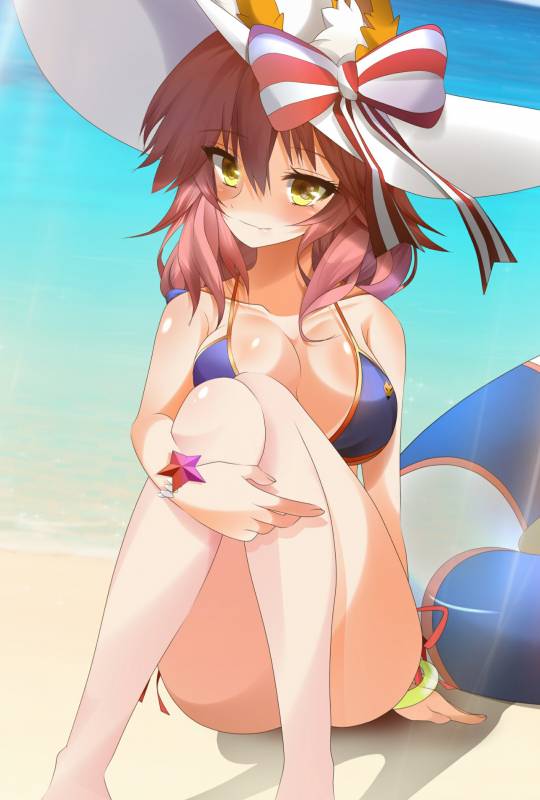 tamamo (fate) (all)+tamamo no mae (swimsuit lancer) (fate)