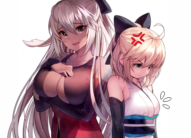 okita souji (alter) (fate)+okita souji (fate)+okita souji (fate) (all)