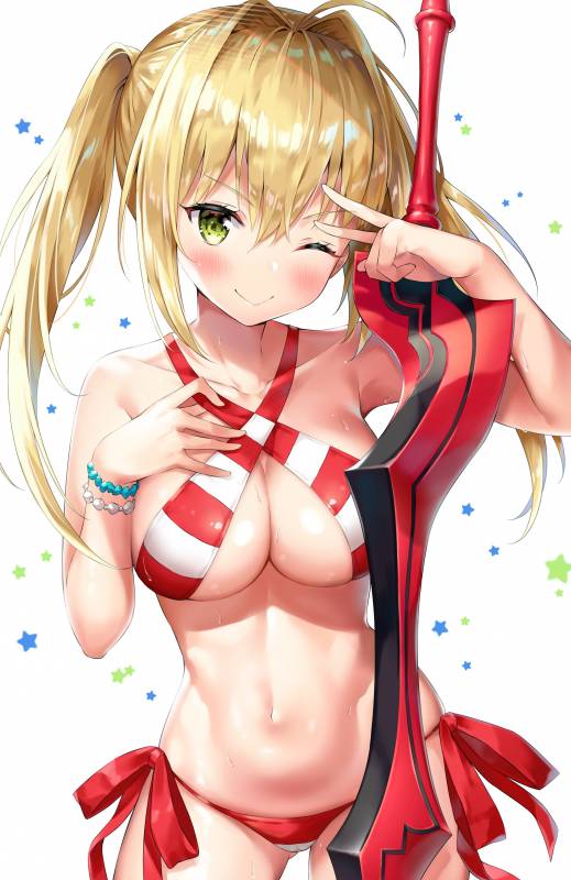 nero claudius (fate)+nero claudius (fate) (all)+nero claudius (swimsuit caster) (fate)