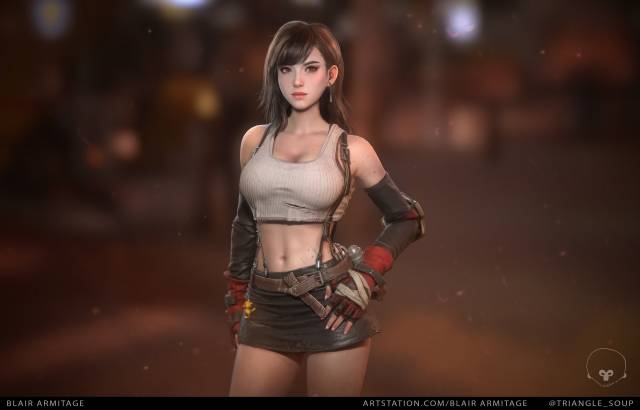 chocobo+tifa lockhart