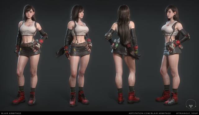 chocobo+tifa lockhart