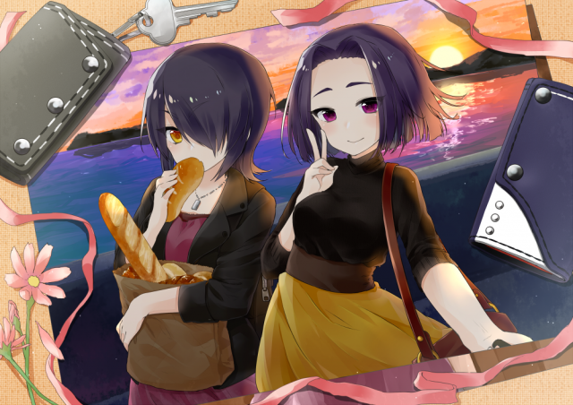 tatsuta (kantai collection)+tenryuu (kantai collection)