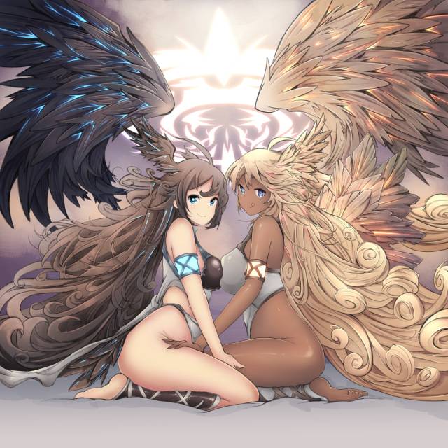 harut (granblue fantasy)+marut (granblue fantasy)