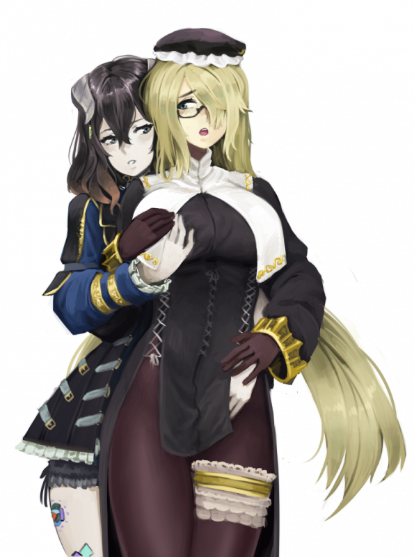 dominique (bloodstained)+miriam (bloodstained)