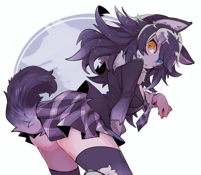 grey wolf (kemono friends)