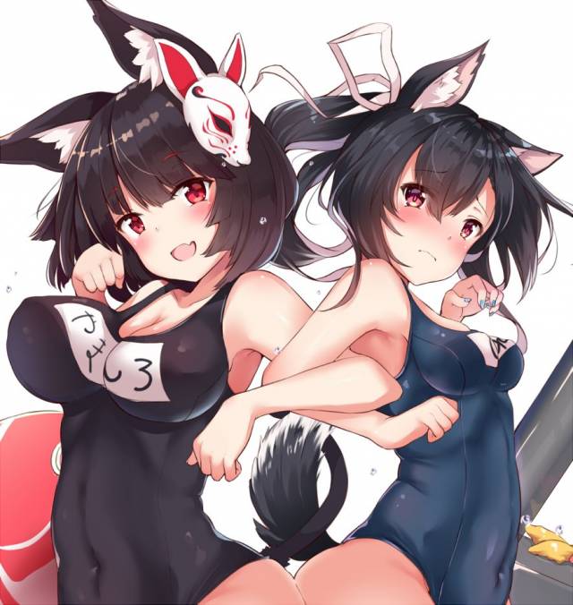 shigure (azur lane)+yamashiro (azur lane)