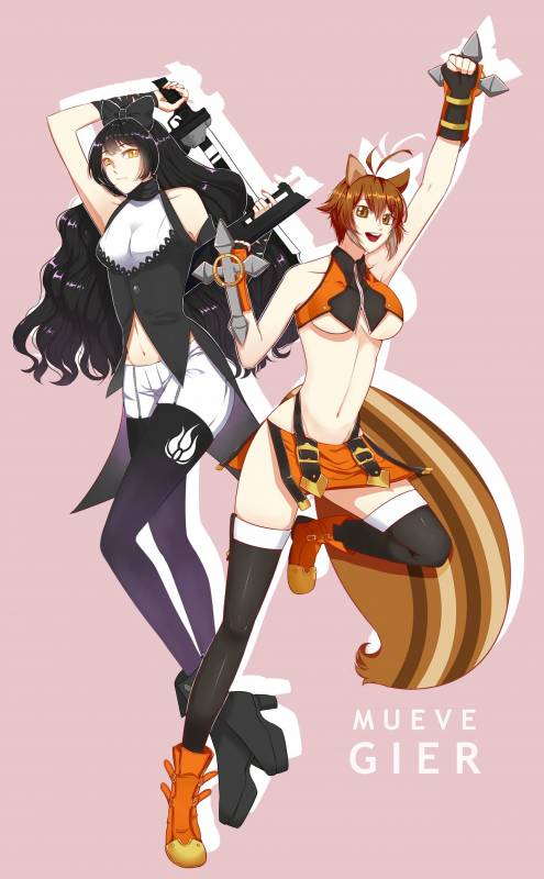 blake belladonna+makoto nanaya+squirrel girl