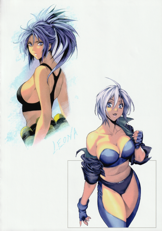 angel (kof)+leona heidern