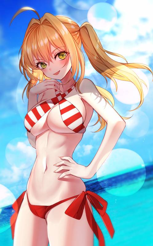 nero claudius (fate)+nero claudius (fate) (all)+nero claudius (swimsuit caster) (fate)