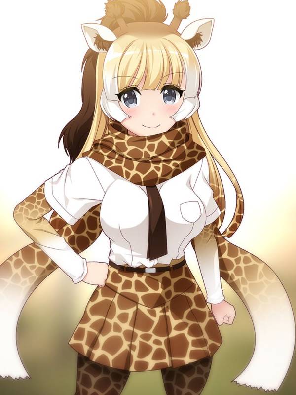 reticulated giraffe (kemono friends)