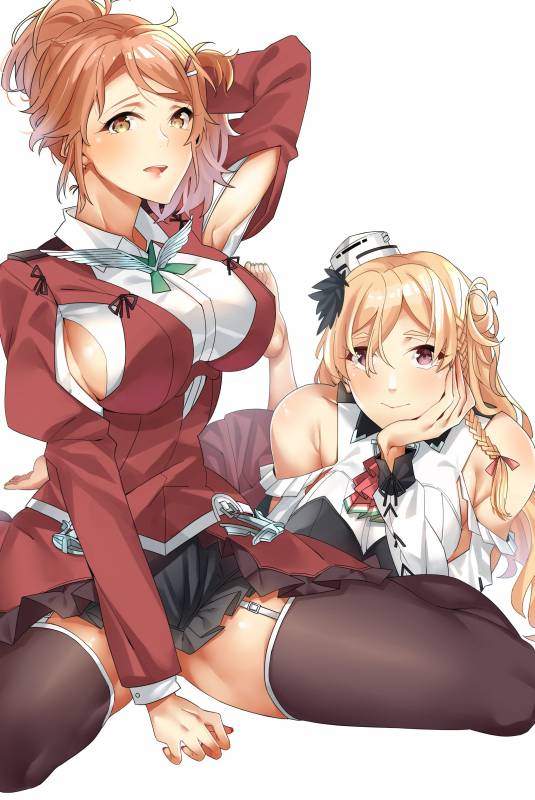 aquila (kantai collection)+zara (kantai collection)