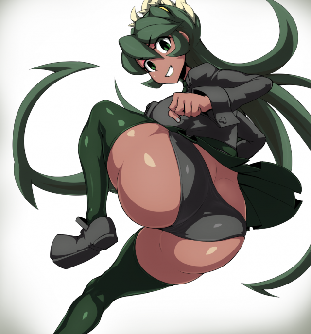 fukua (skullgirls)+shamone (skullgirls)