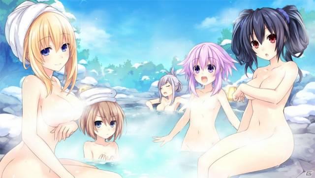 blanc+neptune (choujigen game neptune)+noire+vert