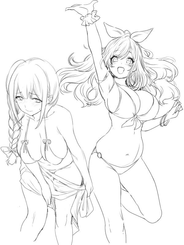 Hentai Line Art