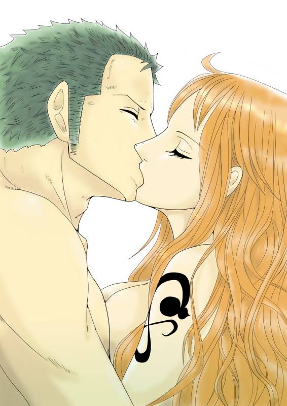 nami (one piece)+roronoa zoro