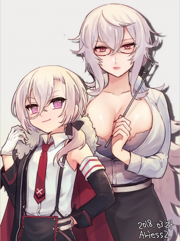 graf zeppelin (azur lane)+z1 leberecht maass (azur lane)