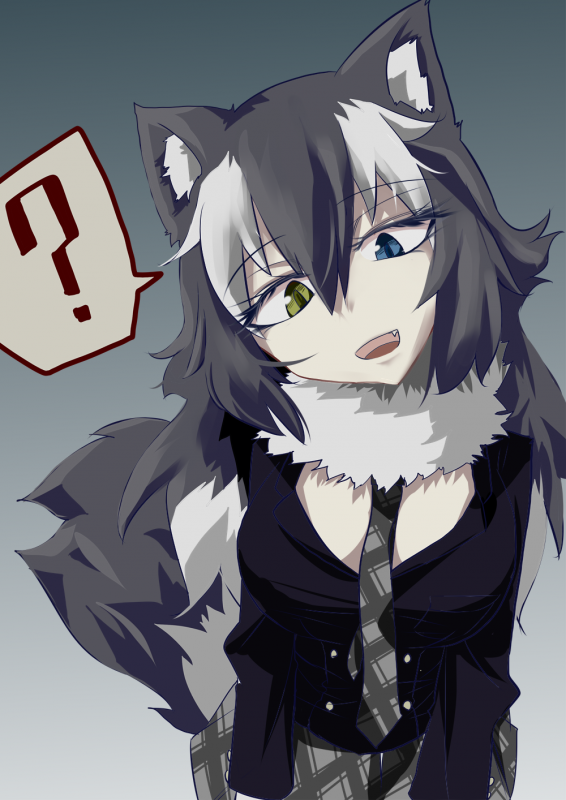 grey wolf (kemono friends)