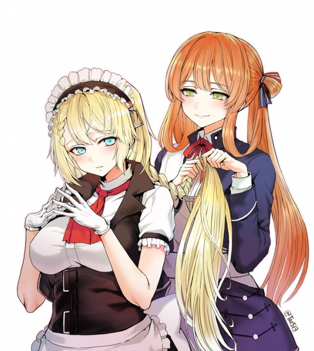 g36 (girls frontline)+m1903 springfield (girls frontline)