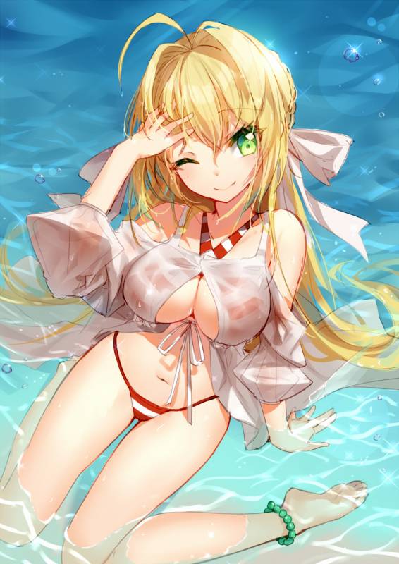 nero claudius (fate)+nero claudius (fate) (all)+nero claudius (swimsuit caster) (fate)