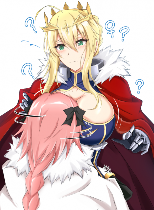 artoria pendragon (all)+artoria pendragon (lancer)+astolfo (fate)